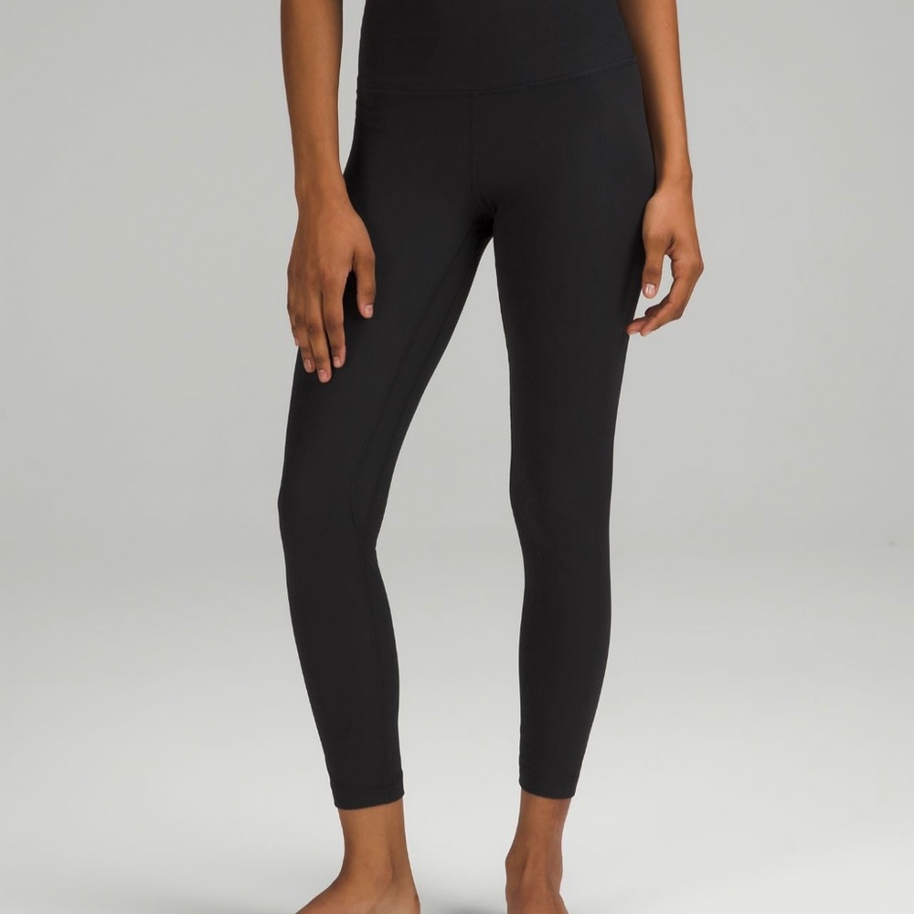 Lululemon Align Ribbed high-rise leggings 25”, size 12